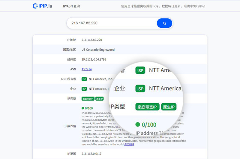 IP Test Screenshot